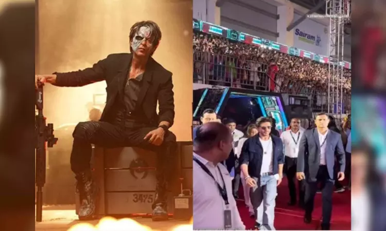 SRK attends Jawan pre-release event, fans share their excitement