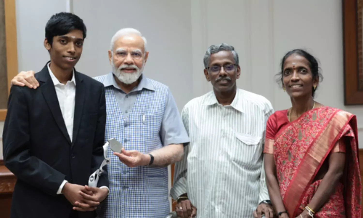 Proud of you, says PM after meeting chess prodigy Praggnanandhaa