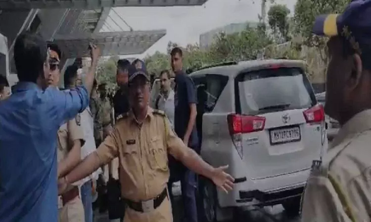 Maharashtra: Rahul Gandhi arrives at venue of INDIA meeting in Mumbai