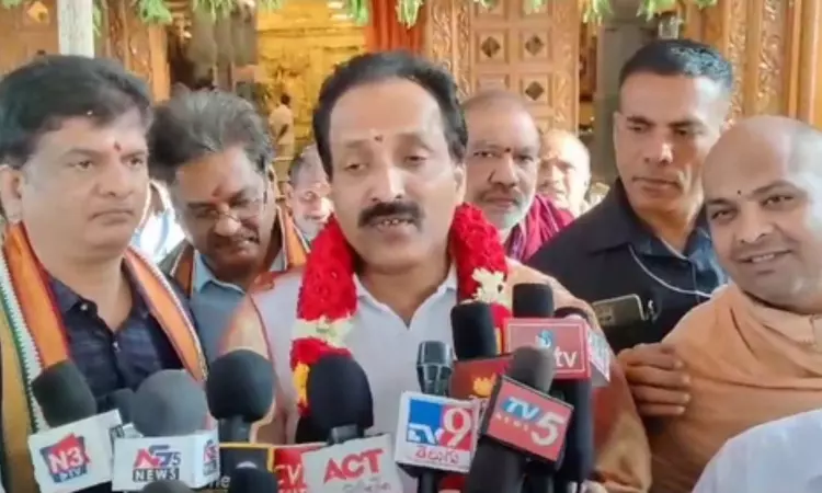 ISRO Chairman offers prayers for success of Aditya L1