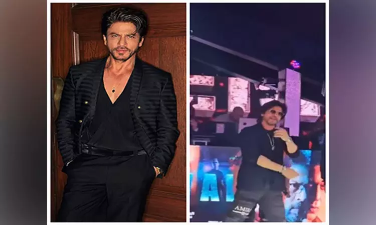 Watch: SRK grooves to Zinda Banda with fans at a club in Dubai