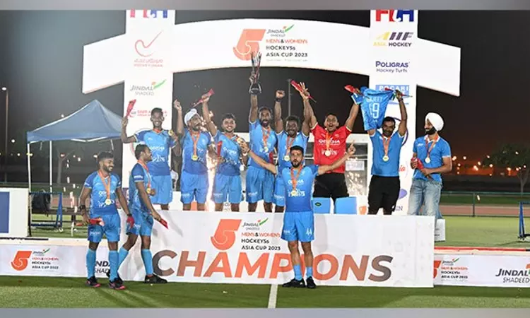 PM Modi lauds Indian Mens Hockey team for winning Hockey5s Asia Cup