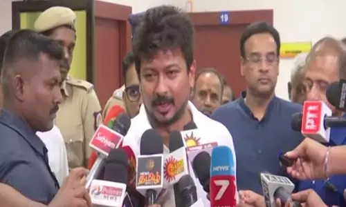 Delhi BJP leaders submit protest letter at TN Bhawan against Udhayanidhi Stalin