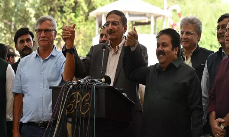 Here to watch Asia Cup matches....: BCCI VP Rajeev Shukla in Lahore Here to watch Asia Cup matches....: BCCI VP Rajeev Shukla in Lahore