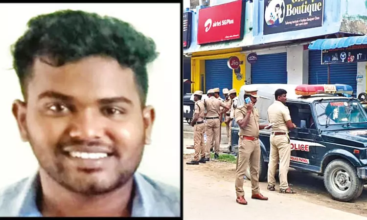 Youth hacked to death in shop in Kelambakkam on Monday