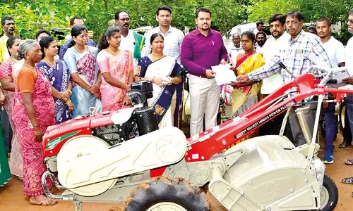 Subsidised agriculture tools distributed to farmers