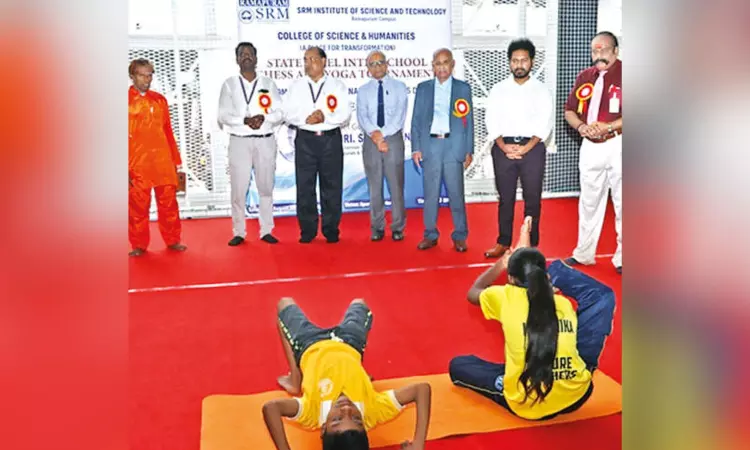 SRM organises chess, yoga