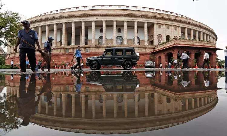 BJP issues whip to MPs for presence in House during special Parliament session