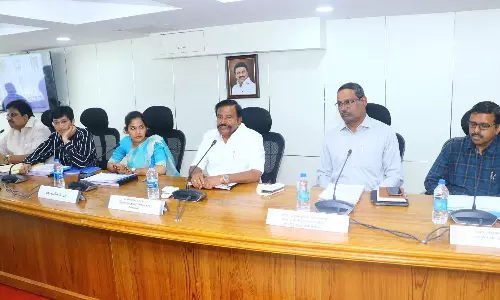 KN Nehru instructs officials to carry out project works expeditiously KN Nehru instructs officials to carry out project works expeditiously