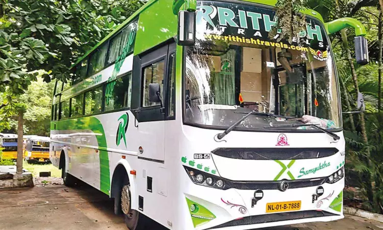Nagaland registered bus seized
