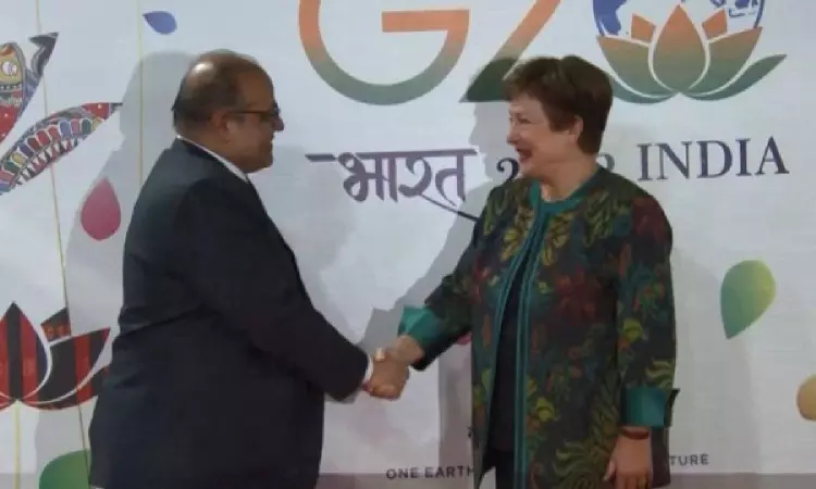 G20 Summit: IMF Chairman Kristalina Georgieva arrives in Delhi