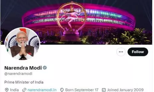 G20: Nataraja Statue at Bharat Mandapam now cover image of PM Modi on X