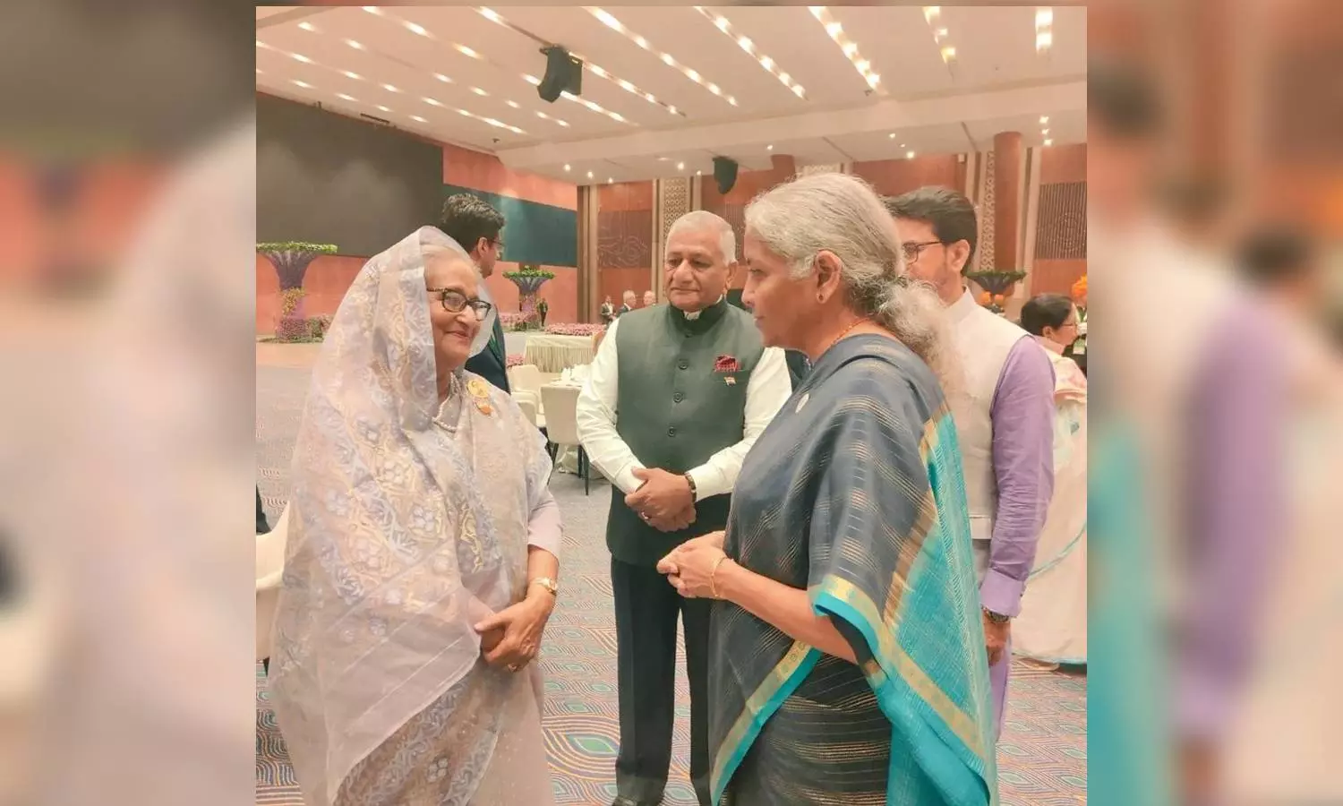 G-20 in India: Union Finance Minister Nirmala... ... G20 Summit live updates: Delegates arrive to attend special dinner hosted by Prez Murmu