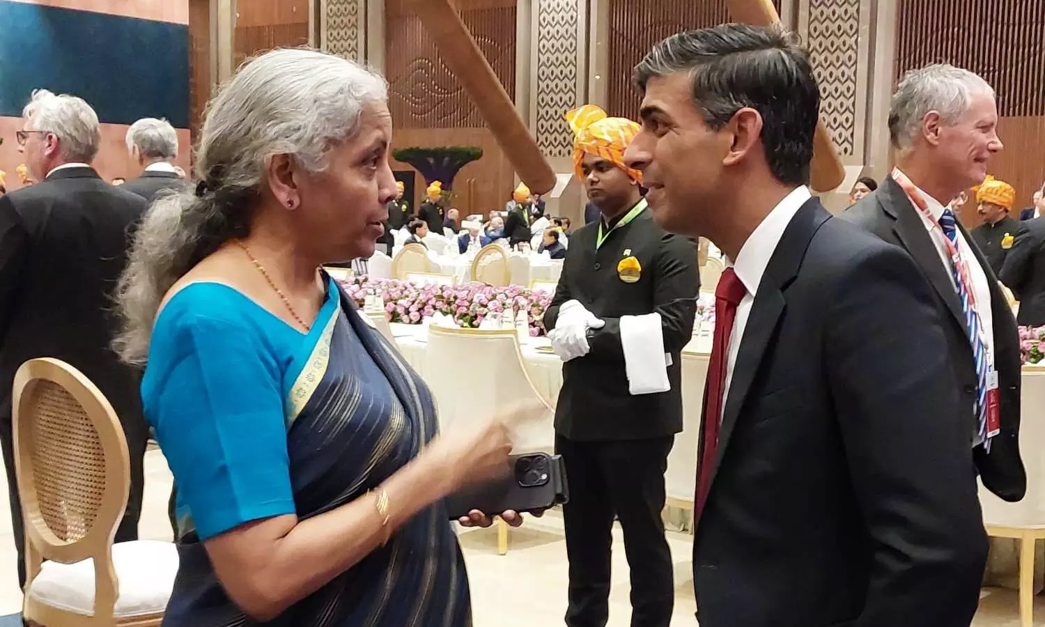 G-20 in India: Union Finance Minister Union... ... G20 Summit live updates: Delegates arrive to attend special dinner hosted by Prez Murmu