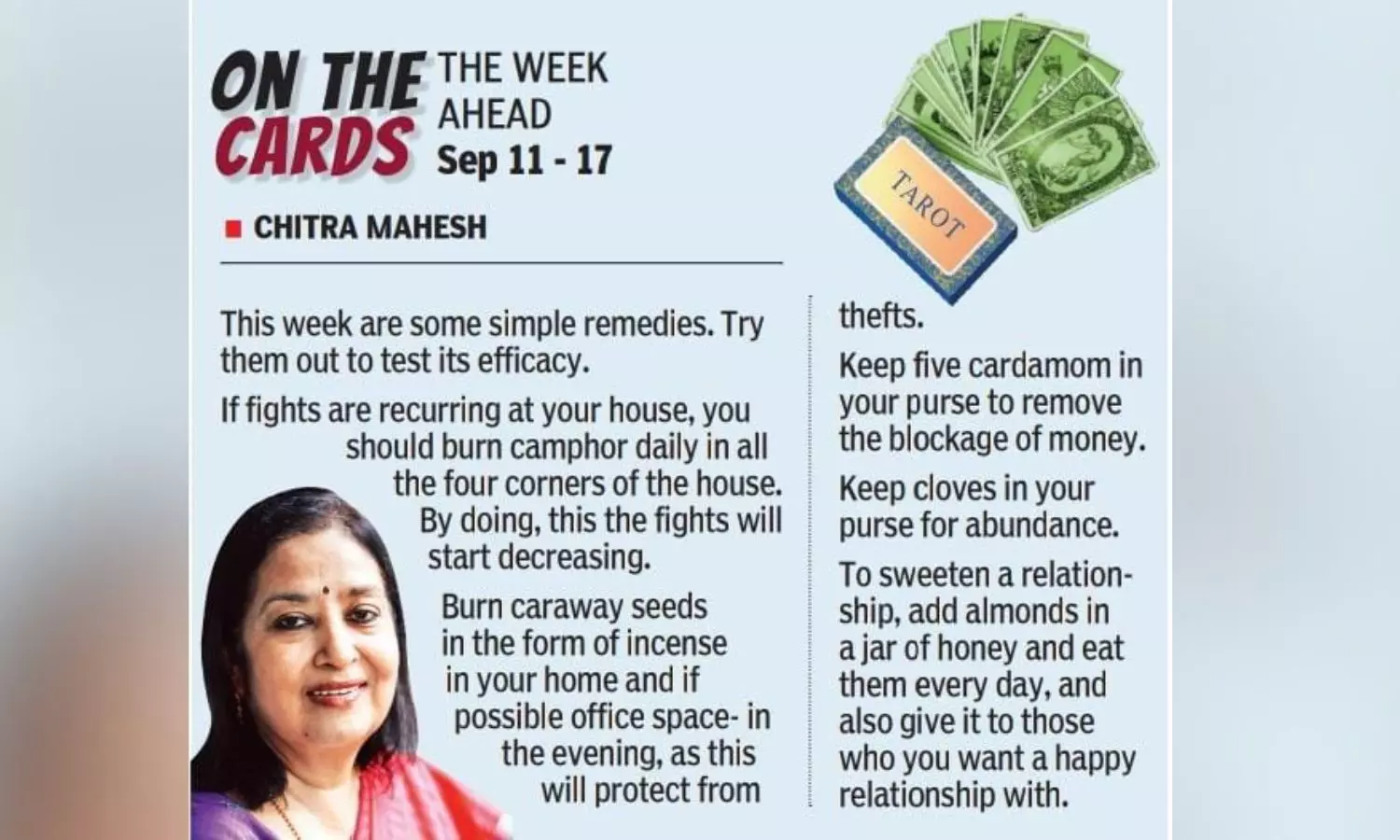 Tarot: On the cards