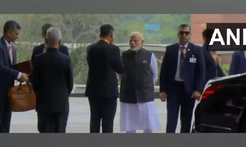 G20 Summit: PM Narendra Modi arrives at Pragati Maidans Bharat Mandapam