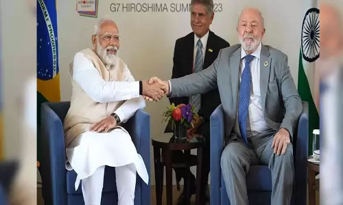 G20 Summit: PM Modi welcomes Brazil President to India G20 Summit: PM Modi welcomes Brazil President to India