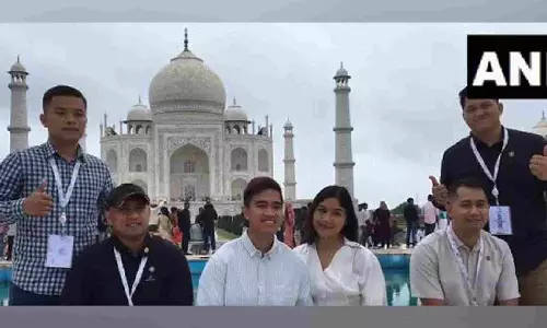 Indonesian Presidents son visits Taj Mahal in Agra as India hosts G20