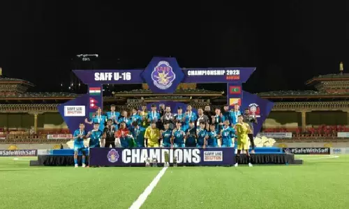 SAFF U-16 Championship: Holders India overcome Bangladesh 2-0 to claim fifth title SAFF U-16 Championship: Holders India overcome Bangladesh 2-0 to claim fifth title