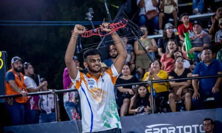 Archery WC Final: Prathamesh Jawkar wins silver in mens compound event