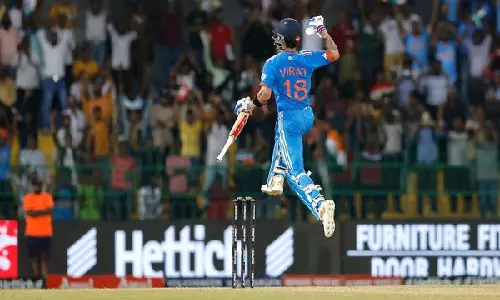 Virat breaks Sachins record, becomes fastest player to reach 13,000 runs in ODIs Virat breaks Sachins record, becomes fastest player to reach 13,000 runs in ODIs