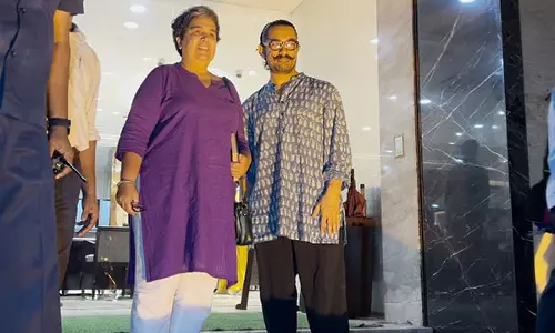 Aamir Khan snapped with ex-wife Reena Dutta in Mumbai, check out pics