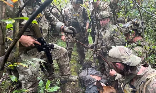 Police dog helps recapture US fugitive