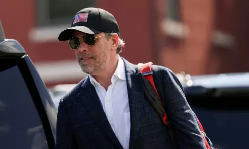 Bidens son Hunter hit with gun charge, first for a US Prezs child Bidens son Hunter hit with gun charge, first for a US Prezs child