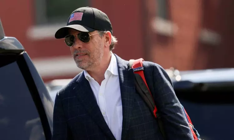 Bidens son Hunter hit with gun charge, first for a US Prezs child