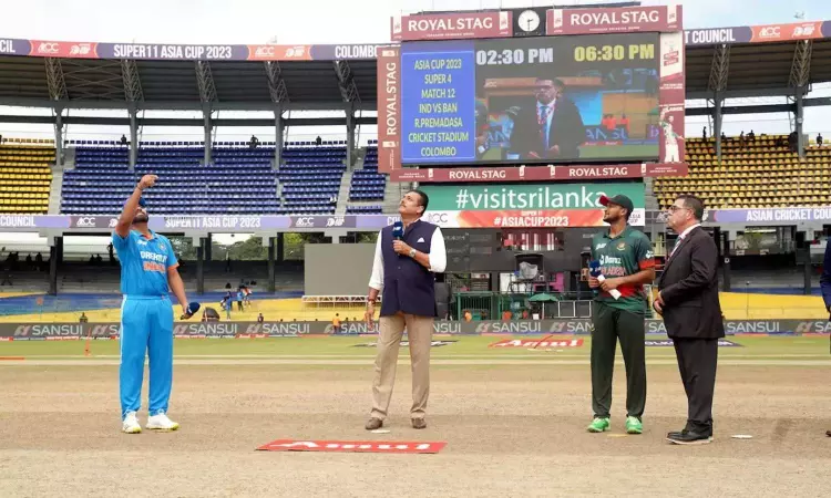 Asia Cup 2023: India wins toss, opts to bowl first against Bangladesh