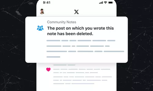 X to notify you when post on which you wrote a Community Note gets deleted