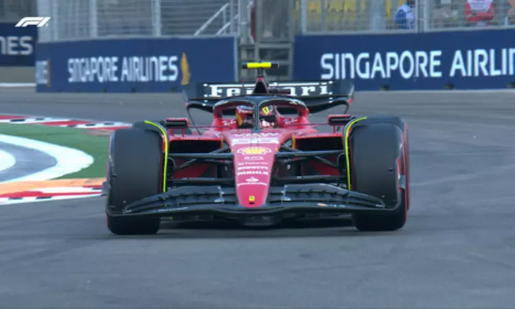 Formula 1: Ferraris Sainz tops final practice for Singapore GP Formula 1: Ferraris Sainz tops final practice for Singapore GP