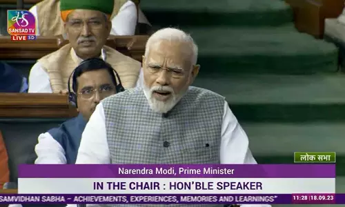 Achievements of Indians being discussed, result of united efforts in 75 years of Parl