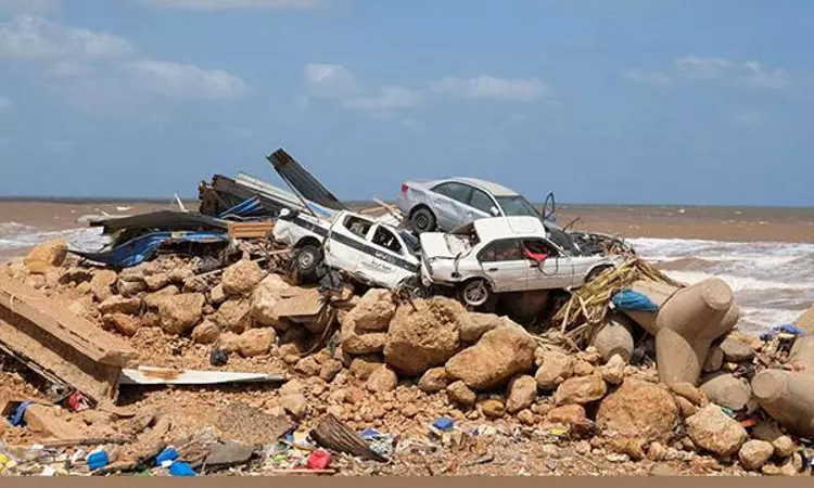 UN revises toll from Libya floods to 3958, over 9000 injured