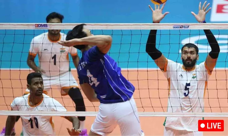 Asian Games 2023, India vs Cambodia Mens Volleyball live: India wins 3-0 set against Cambodia