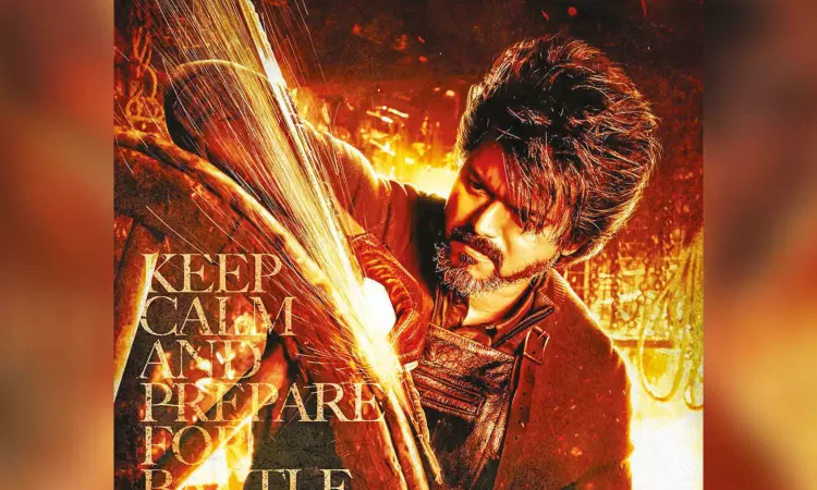 Vijay looks fierce in Leo’s new poster Vijay looks fierce in Leo’s new poster