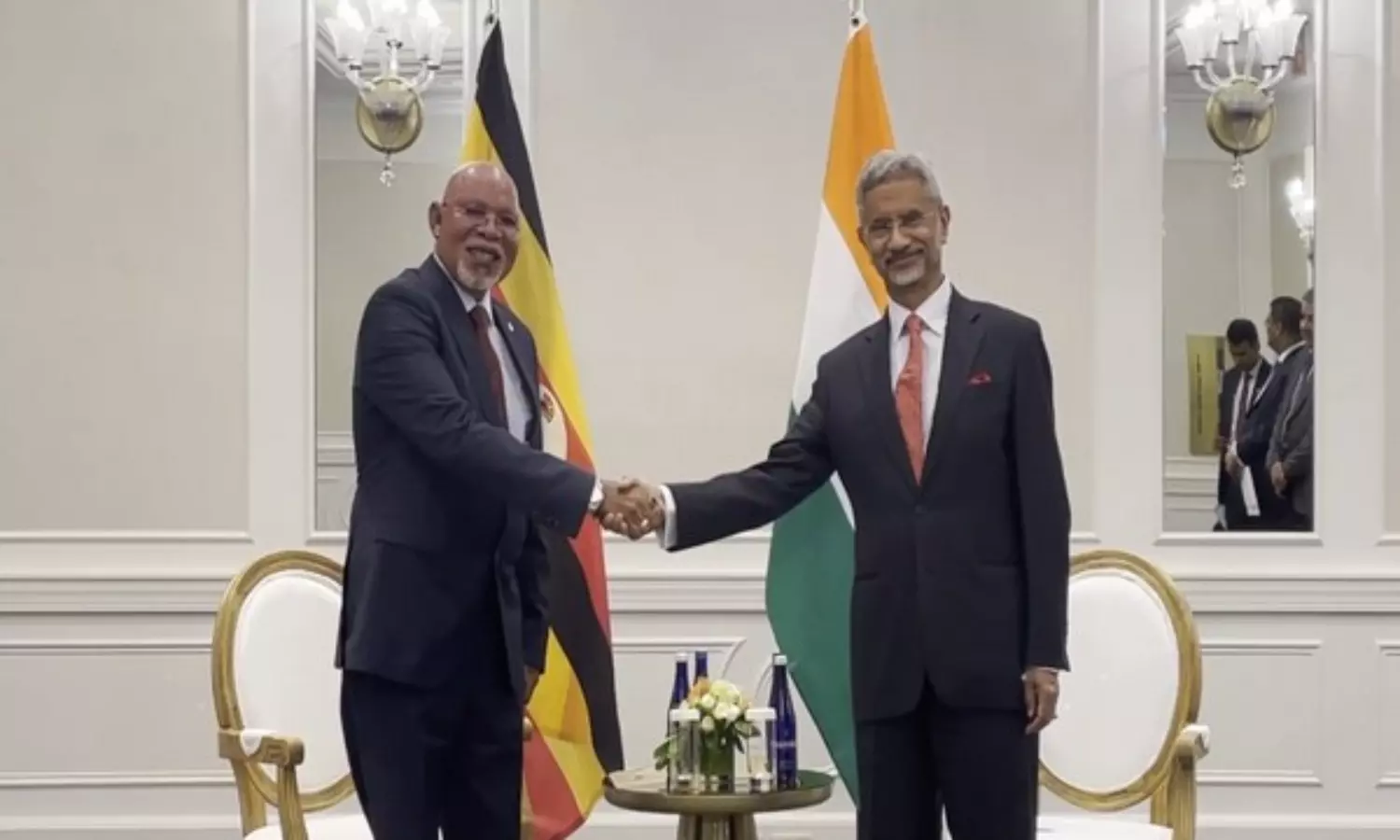 EAM Jaishankar holds bilateral meeting with Ugandas Foreign Minister