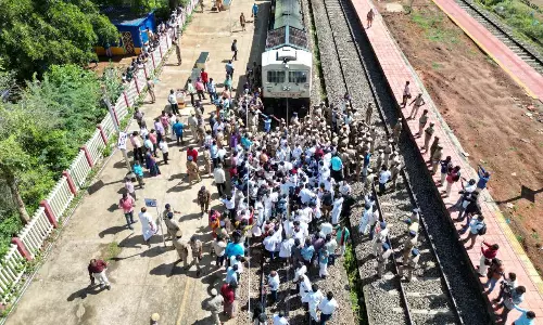 Locals stage rail roko demanding stoppage of trains in Sivaganga; 188 detained