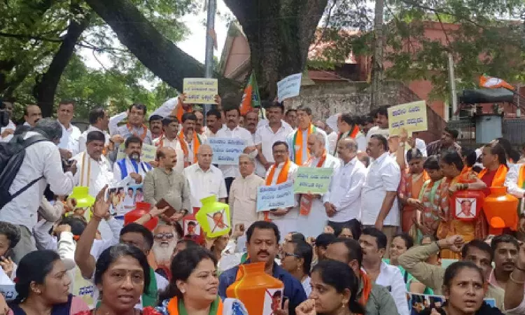 Cauvery row: Protests in B’luru, south K’taka dists opposing release of water to TN