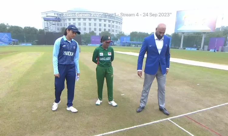 Asian Games: Bangladesh wins the toss, opts to bat against India