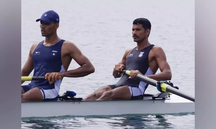 Lekh Ram, Babu Lal claim Indias 2nd rowing medal, settle for bronze in mens pair final Lekh Ram, Babu Lal claim Indias 2nd rowing medal, settle for bronze in mens pair final