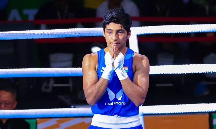 Asian Games, India vs Jordan Womens 54kg boxing: Preeti Pawar storms into QF Asian Games, India vs Jordan Womens 54kg boxing: Preeti Pawar storms into QF