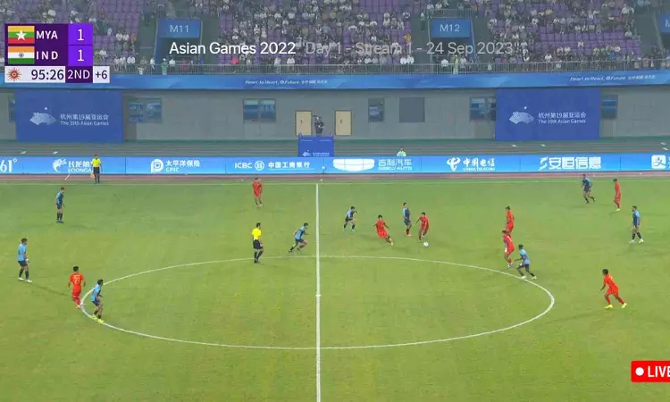 Asian Games 2023, IND vs MYA Mens football live: Blue Tigers are through to the Round of 16 (IND 1-1 MYA)