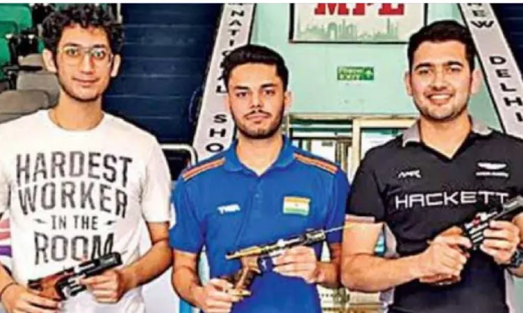 Asian Games: India secures 5th shooting medal, Anish-Vijayveer-Adarsh bag bronze in 25 m rapid fire pistol event