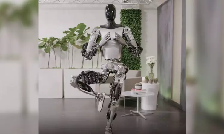 Musk showcases Tesla humanoid robot performing Yoga, Namaste Musk showcases Tesla humanoid robot performing Yoga, Namaste