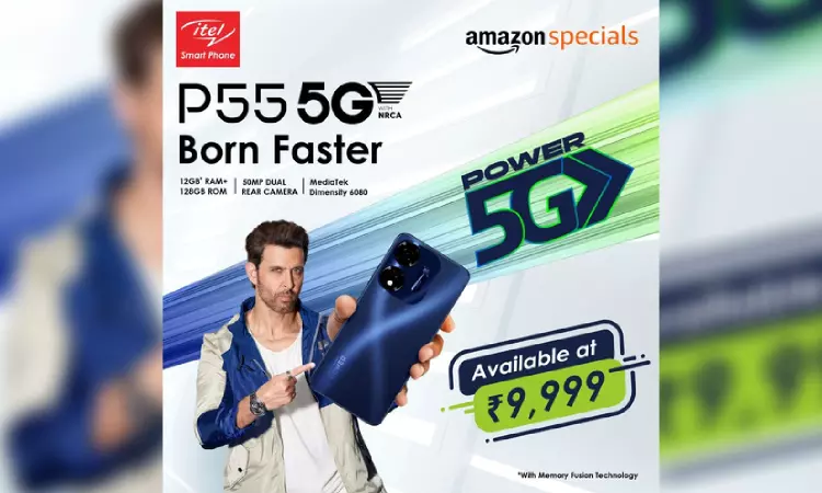 itel launches India’s most affordable 5G smartphone ‘P55 Power 5G’ under Rs 10K