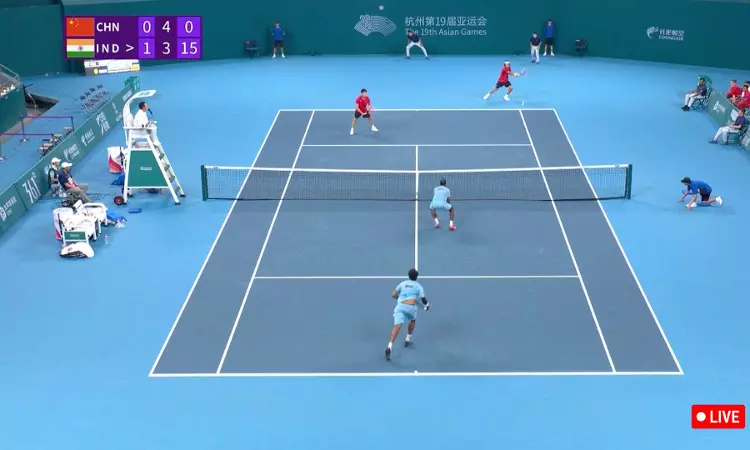 Asian Games 2023, IND vs CHN Men’s doubles live: India dominates win over China in the game (7-6) Asian Games 2023, IND vs CHN Men’s doubles live: India dominates win over China in the game (7-6)