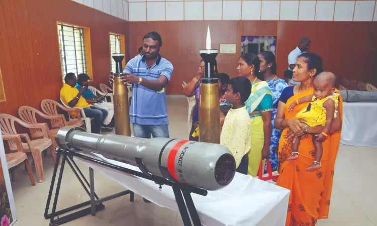 Arms factory celebrates rising day in Tiruchy, showcases munitions Arms factory celebrates rising day in Tiruchy, showcases munitions