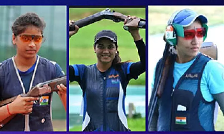 Asian Games: Manisha-Preeti-Rajeshwari wins silver in Womens trap event Asian Games: Manisha-Preeti-Rajeshwari wins silver in Womens trap event