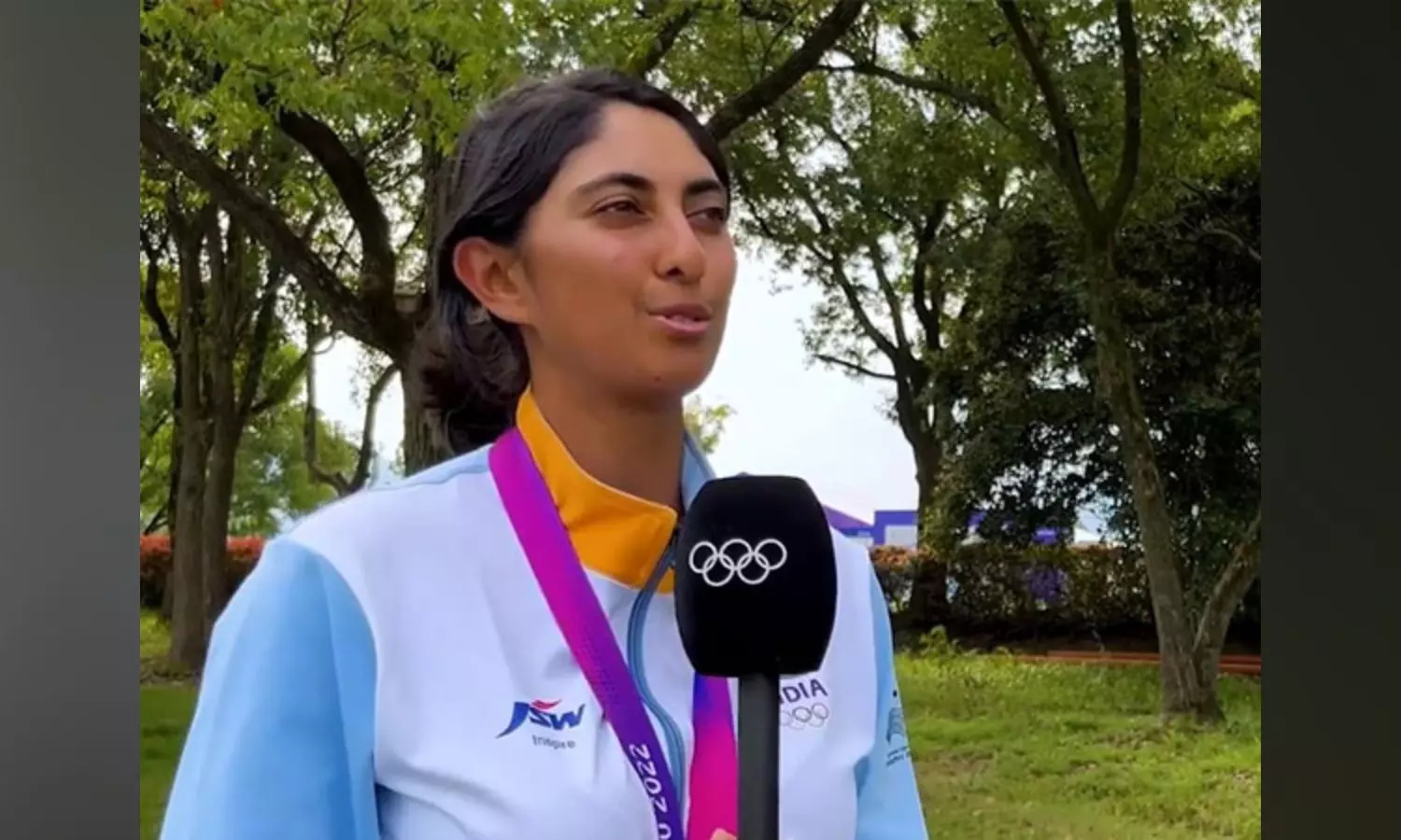 Aditi Ashok on winning silver winning golf event: "I think it goes a long way" Aditi Ashok on winning silver winning golf event: "I think it goes a long way"